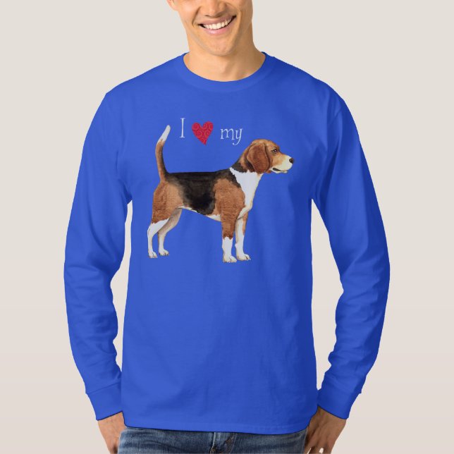 I Love my Beagle T-Shirt (Front)