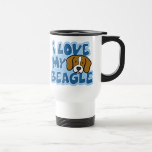 I Love My Beagle Travel Mug