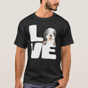 I Love My Bearded Collie Dog T-Shirt