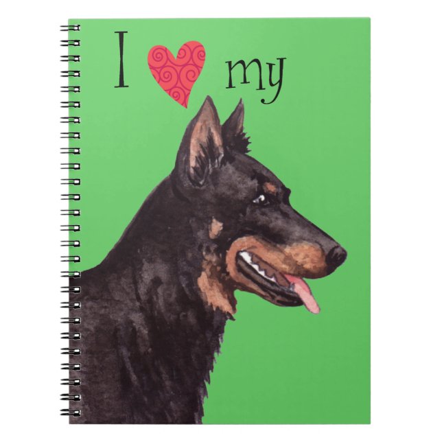 I Love my Beauceron Notebook (Front)