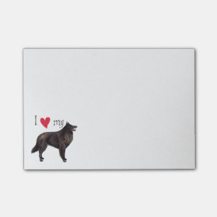 I Love my Belgian Sheepdog Post-it Notes