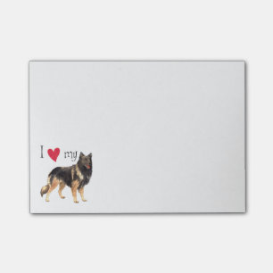 I Love my Belgian Tervuren Post-it Notes