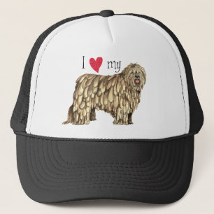 I Love my Bergamasco Trucker Hat