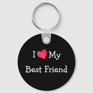 I Love My Best Friend Key Ring
