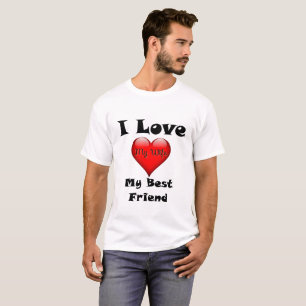 I Love My Best Friend, My Wife Shirt