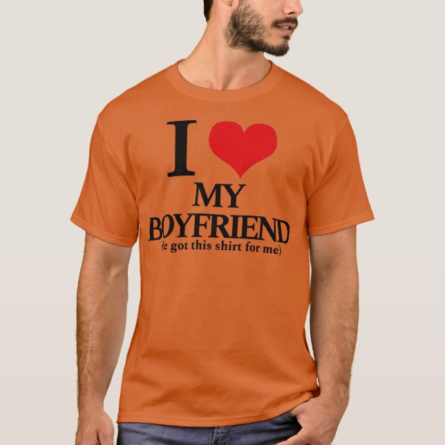 I Love My BF T-Shirt (Front)