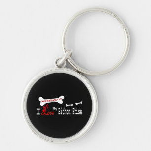 I Love My Bichon Frise Key Ring