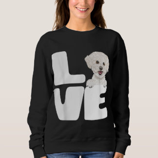 I Love My Bichons Frise Dog Lover Sweatshirt