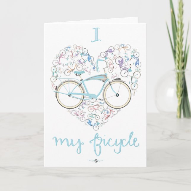 I love my Bicycle.jpg Card (Front)