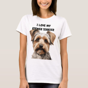 I LOVE MY BIEWER TERRIER DOG T-Shirt