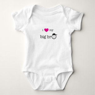 I Love My Big Bro' Baby Bodysuit
