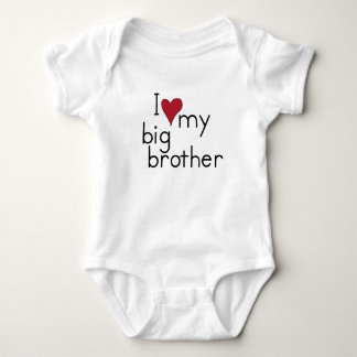 I Love my Big Brother Baby Bodysuit