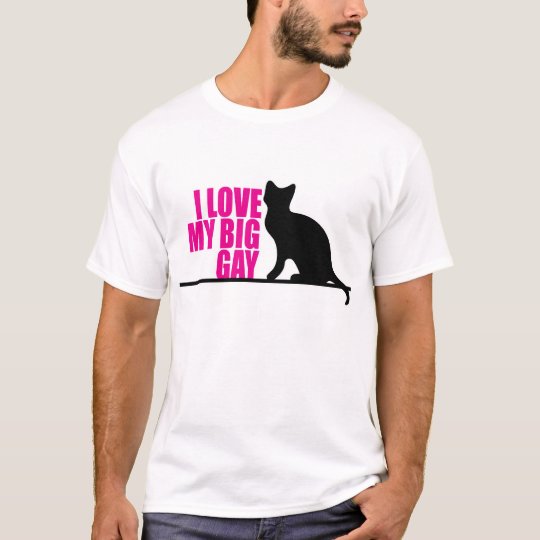 I Love My Big Gay Cat T-Shirt