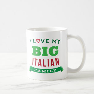 I Love My Big Italian Family Reunion T-Shirt Idea Coffee Mug