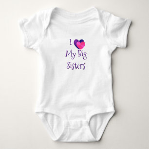 I Love My Big Sisters Bodysuit