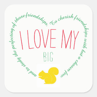I love my Big Sorority Sticker