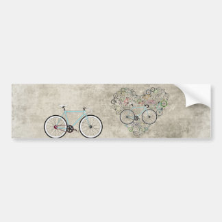 I Love My Bike Bumper Sticker