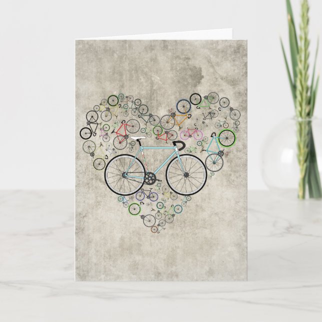 I Love My Bike Card (Front)