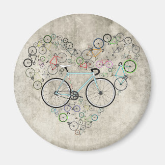 I Love My Bike Magnet