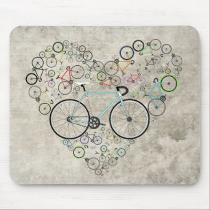 I Love My Bike Mouse Mat