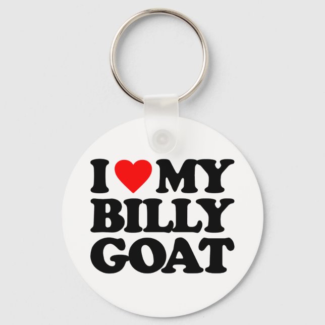 I LOVE MY BILLY GOAT KEY RING (Front)