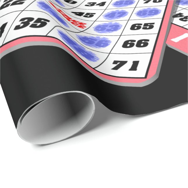 I Love my Bingo wrapping gift paper (Roll Corner)