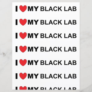 I love my black lab