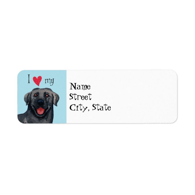 I Love my Black Lab (Front)