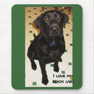 I love my black lab mouse mat