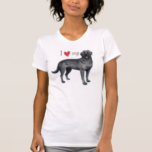 I Love my Black Lab T-Shirt