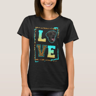 I Love My Black Labrador Retriever Black Lab Mum D T-Shirt