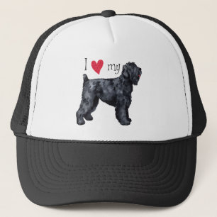 I Love my Black Russian Terrier Trucker Hat