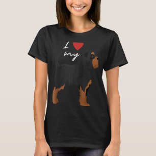 I Love My Black & Tan Affenpinscher Dog Raglan T-Shirt