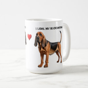 I Love My Bloodhound Coffee Mug