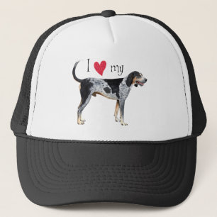 I Love my Bluetick Coonhound Trucker Hat