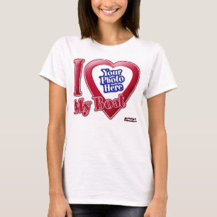 I Love My Boat - Photo T-Shirt