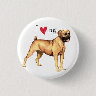 I Love my Boerboel 3 Cm Round Badge