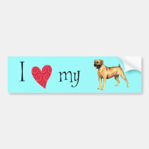 I Love my Boerboel Bumper Sticker