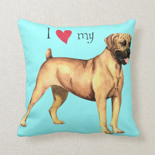 I Love my Boerboel Cushion