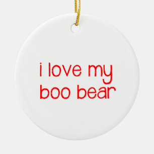 I Love My Boo Bear Ornament