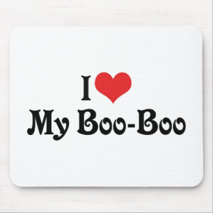 I Love My Boo Boo Mouse Mat