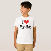 I Love My Boo T-Shirt (Front Full)