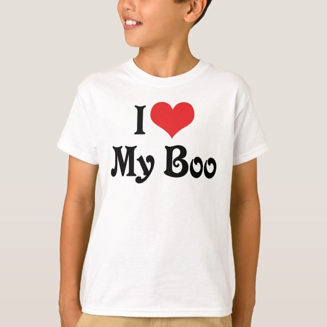 I Love My Boo T-Shirt (Front)