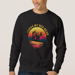I Love My Boobear Polar Bear Spirit Bear Halloween Sweatshirt