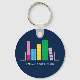 I love my book club key ring