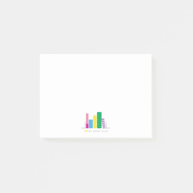 I love my book club post-it notes (Front)