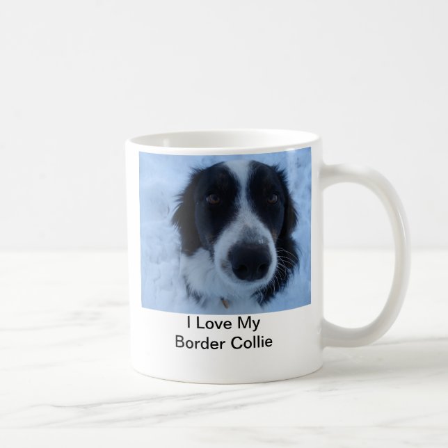 I Love My Border Collie Mug (Right)