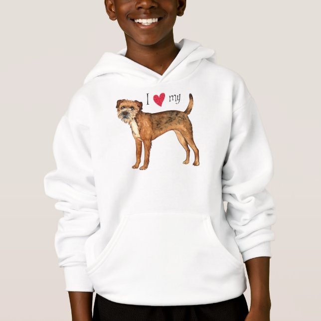I Love my Border Terrier (Front)