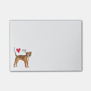 I Love my Border Terrier Post-it Notes