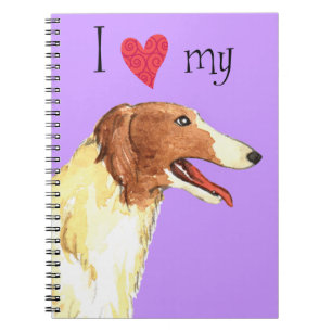 I Love my Borzoi Notebook